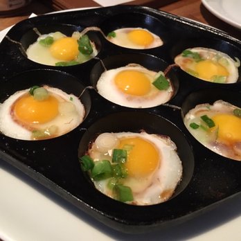 Boda - Quail eggs! Soooo good! You can flip them in the hot pan if you don't want the yolks that runny. I didn't flip :) - Thai Near Me - Portland, Maine Boda - Quail eggs! Soooo good! You can flip them in the hot pan if you don't want the yolks that runny. I didn't flip :) - Thai Near Me - Portland, Maine