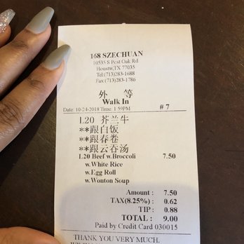 168 Szechuan Restaurant - Chinese Near Me - Houston, Texas 168 Szechuan Restaurant - Chinese Near Me - Houston, Texas