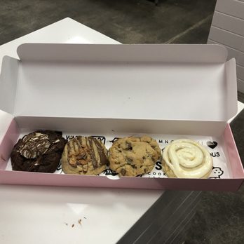 Crumbl - Tatum - Almond Joy + Butterfinger + Choco Chip + Orange Roll - Bakeries Near Me - Phoenix, Arizona