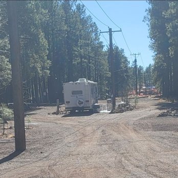 Woody Mountain Campground - The one spot with a road on both sides and a pole instead of a tree in the middle of a forest - Campgrounds Near Me - Flagstaff, Arizona Woody Mountain Campground - The one spot with a road on both sides and a pole instead of a tree in the middle of a forest - Campgrounds Near Me - Flagstaff, Arizona