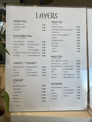 Menu photo 2 Layers Fountain Valley, CA