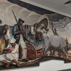 US Post Office - A mural to John Brown
