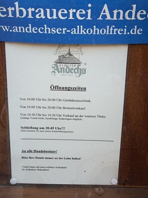 Menu photo 2 Andechser Bräustüberl Andechs, BY Menu photo 2 Andechser Bräustüberl Andechs, BY