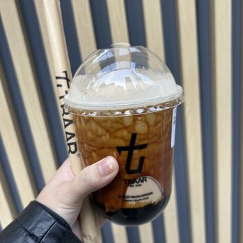 TBaar - Chicago  - Brown Sugar Milk Tea with boba - Bubble Tea Near Me - Chicago, Illinois