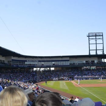 Sloan Park - A look toward home plate - Stadiums & Arenas Near Me - Mesa, Arizona