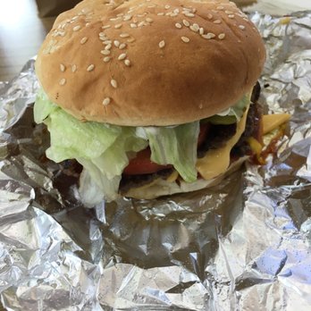 Five Guys - Double cheeseburger all the way - Burgers Near Me - Clearwater, Florida Five Guys - Double cheeseburger all the way - Burgers Near Me - Clearwater, Florida