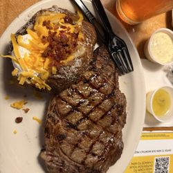 Texas Roadhouse - Forth Ft. Worth Ribeye*loaded baked potato