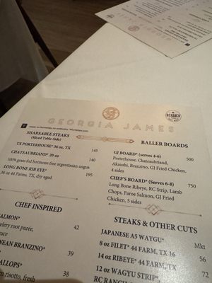 Menu photo 1 Georgia James Houston, TX