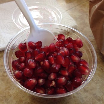 Harrison Bagels - Fresh pomegranate - Bagels Near Me - Harrison, New York