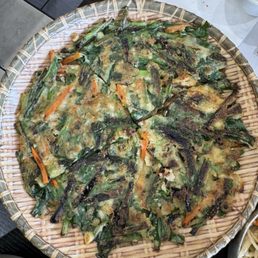 Leek pancake Leek pancake