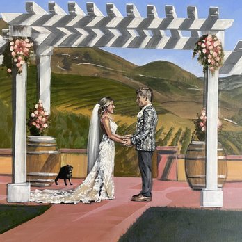 Live Wedding Art - Commissioned Artists Near Me - Carlsbad, California Live Wedding Art - Commissioned Artists Near Me - Carlsbad, California