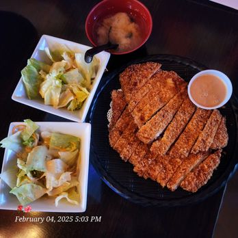 Kazama Ramen Bar - Double salary instead of fried rice, miso soup and pork tonkatsu - Ramen Near Me - Tulsa, Oklahoma