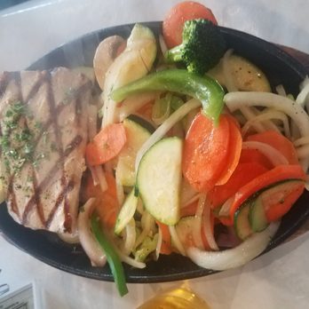 On The Hook - Grilled mahi-mahi veggie plate - Cajun/Creole Near Me - Brea, California On The Hook - Grilled mahi-mahi veggie plate - Cajun/Creole Near Me - Brea, California