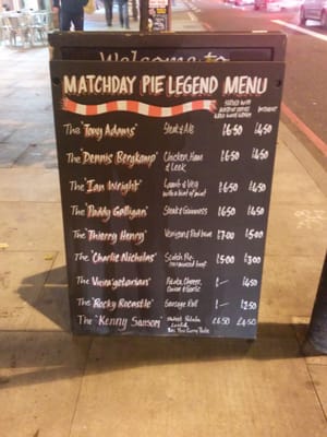 Menu photo 4 Piebury Corner London, XGL Menu photo 4 Piebury Corner London, XGL