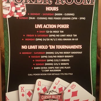 Carson Valley Inn - Poker room tournaments - Hotels Near Me - Minden, Nevada