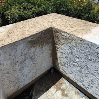 Plaster Craft - After work, not painted yet - Stucco Services Near Me