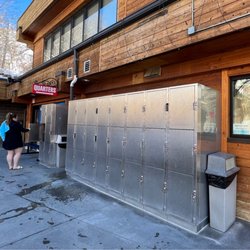 Lava Hot Springs World Famous Hot Pools - Lockers - they only take quarters