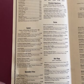 Amelio' s Pizza and More - Menu 1 of 5 pages - Pizza Near Me - Phoenix, Arizona