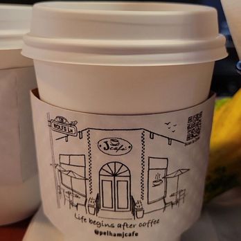 J Cafe - Custom J Cafe cup holder - Cafes Near Me - Pelham, New York