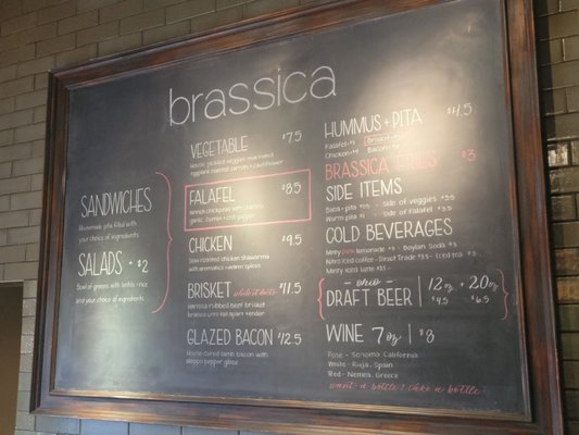 Menu photo 2 Brassica Upper Arlington, OH