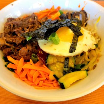 Buok Fresh Korean Kitchen - Beef Bibimbap - Korean Near Me - Edmonton, Alberta