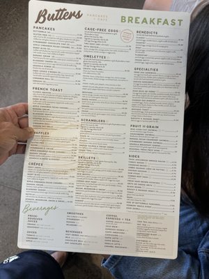 Menu photo 1 Butters Pancakes & Cafe - Mayo Blvd Phoenix, AZ