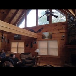 Interior of our cabin