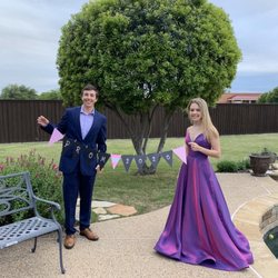 Magic Stitch - The dress fit perfect for our socially distanced photos