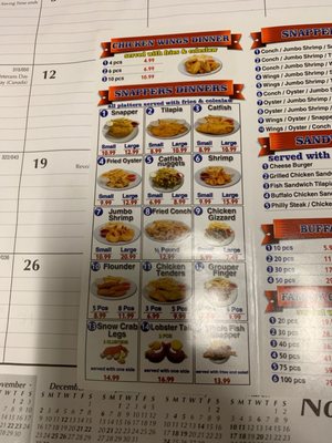 Menu photo 6 Snappers Fish & Chicken Miami, FL Menu photo 6 Snappers Fish & Chicken Miami, FL