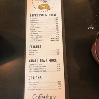 Coffeebar Roastery - Menu - Coffee Roasteries Near Me - Reno, Nevada