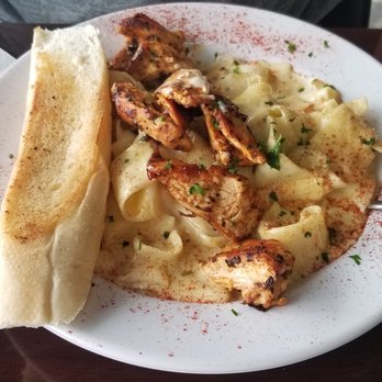 Acadian Grille Scratch Kitchen - Five-Pepper Cream w/ Blackened Chicken & Pappardelle - Cajun/Creole Near Me - Omaha, Nebraska Acadian Grille Scratch Kitchen - Five-Pepper Cream w/ Blackened Chicken & Pappardelle - Cajun/Creole Near Me - Omaha, Nebraska