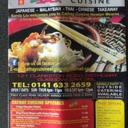 Cathay Cuisine - Menu
