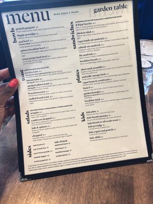 Menu photo 5 Garden Table - Broad Ripple Indianapolis, IN
