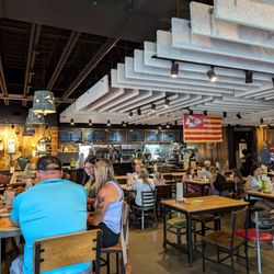 Chicken N Pickle- Kansas City - Ordering line, inside seating