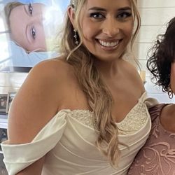 Lather & Rinse Salon - Bride, makeup by Serena