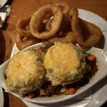 Parish Publick House - Shepard pie w onion rings - Irish Pub Near Me - Aptos, California