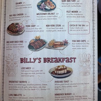 Billy's at the Beach - Menu June 2025 - Seafood Near Me - Newport Beach, California Billy's at the Beach - Menu June 2025 - Seafood Near Me - Newport Beach, California