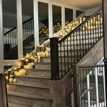 Prime + Proper - I love this candlelit staircase - Steakhouses Near Me - Detroit, Michigan Prime + Proper - I love this candlelit staircase - Steakhouses Near Me - Detroit, Michigan