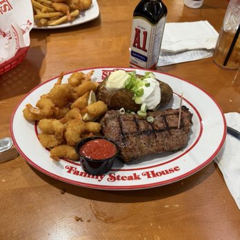Sizzler - New York Strip & Shrimp - Seafood Near Me - Los Angeles, California Sizzler - New York Strip & Shrimp - Seafood Near Me - Los Angeles, California