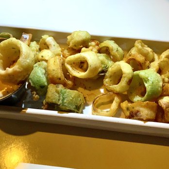 Timber Kitchen & Social - Leek rings with special dipping sauce - Pizza Near Me - Willowick, Ohio