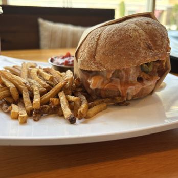 Higher Taste, Plant-Based - Spicy Ranch Chik'n Burger - Vegan Near Me - Long Beach, California Higher Taste, Plant-Based - Spicy Ranch Chik'n Burger - Vegan Near Me - Long Beach, California