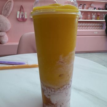 Ume Tea - Mango Pomelo Sago - Bubble Tea Near Me - Milpitas, California Ume Tea - Mango Pomelo Sago - Bubble Tea Near Me - Milpitas, California