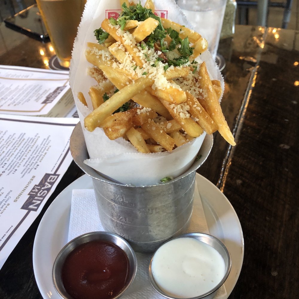 Basin 141 - Garlic Parmesan fries - Gastropubs Near Me - Monrovia, California