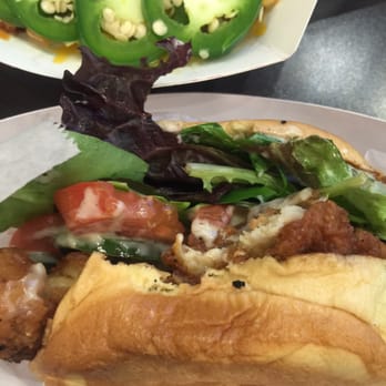 East Side Fillin' Station - Fried chicken sandwich w jalepenos - Food Stands Near Me