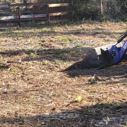 Chuck and a Tractor Bush Hogging Service - Before and after