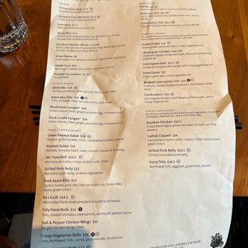 Monsoon Bellevue - Menu - Vietnamese Near Me - Bellevue, Washington
