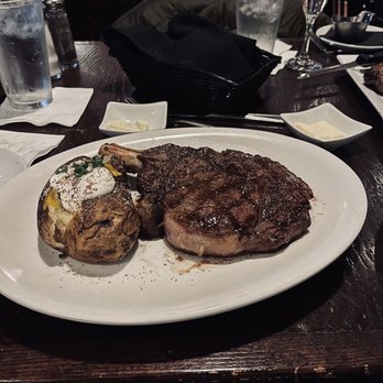 McGill's - Yale - Bone in rib-eye with loaded baked potato - Seafood Near Me - Tulsa, Oklahoma