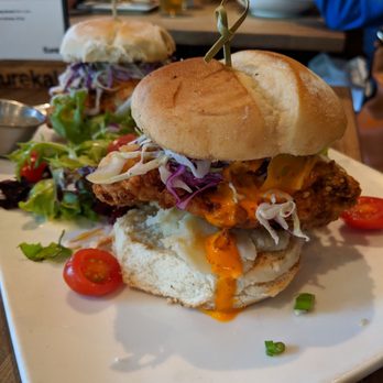 Eureka! - Fried chicken sliders. - American Near Me - Seattle, Washington