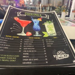 Up North Pizza - Cocktail menu