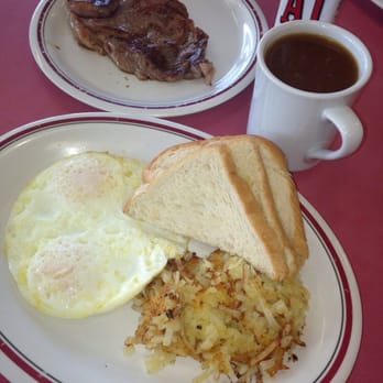 Huddle House - 6oz steak breakfast platter - Diners Near Me - Thibodaux, Louisiana